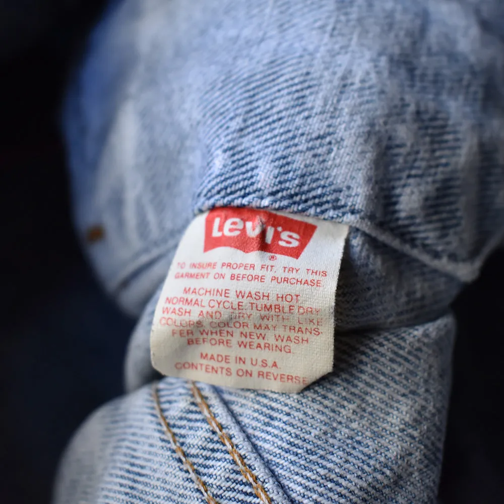 90’s Levi's 70507-0219 ケミカルウォッシュ デニムジャケット USA製 231008