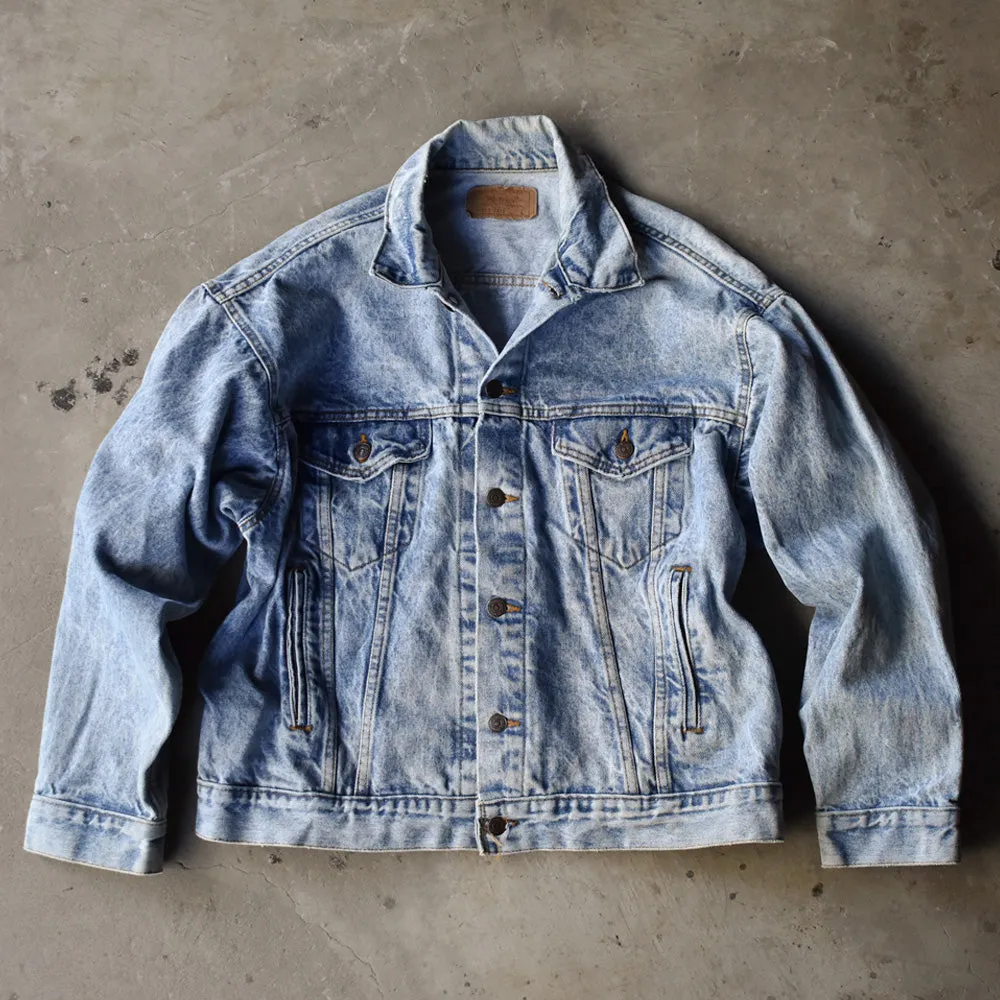 90’s Levi's 70507-0219 ケミカルウォッシュ デニムジャケット USA製 231008
