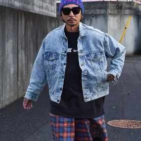 90’s Levi's 70507-0219 ケミカルウォッシュ デニムジャケット USA製 231008