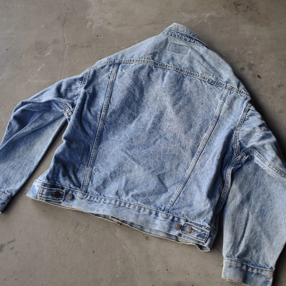 90’s Levi's 70507-0219 ケミカルウォッシュ デニムジャケット USA製 231008