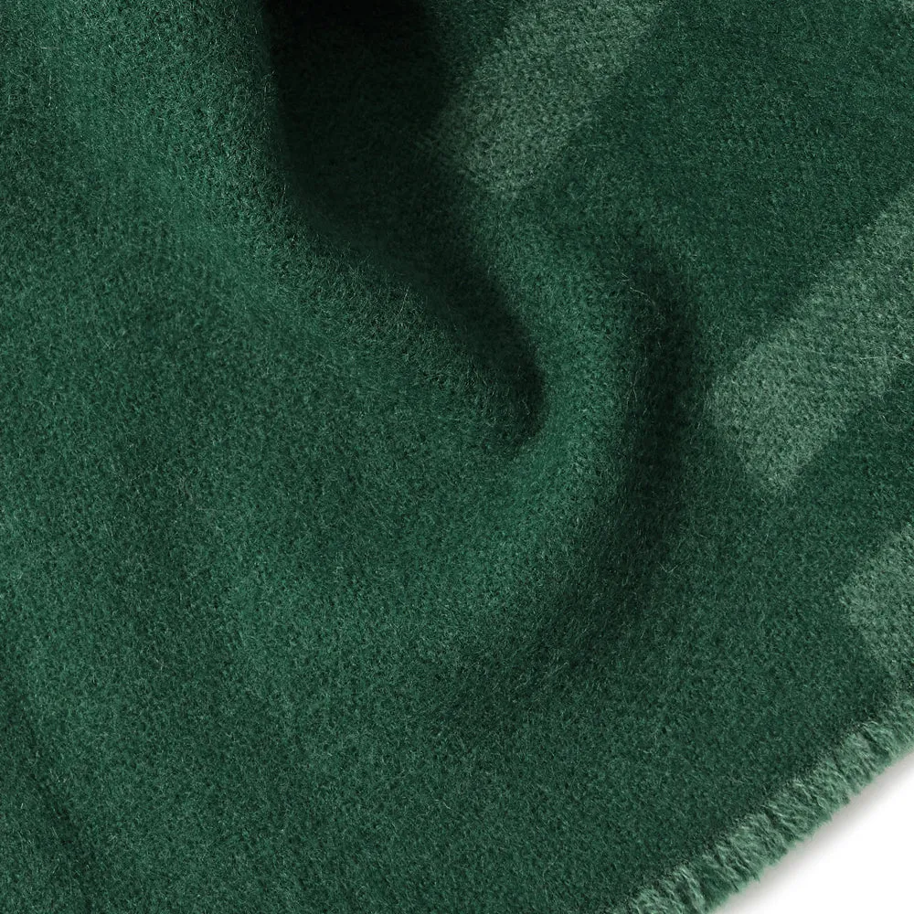 Accessorize London Women's Green Firenze Geo Supersoft Blanket