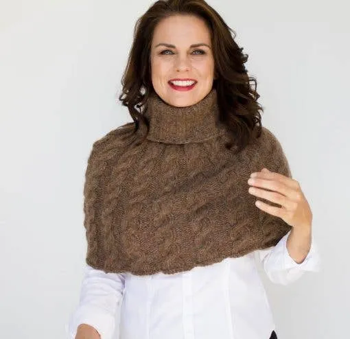 Alpaca Shrug Cape - The “Sophiasburgh”