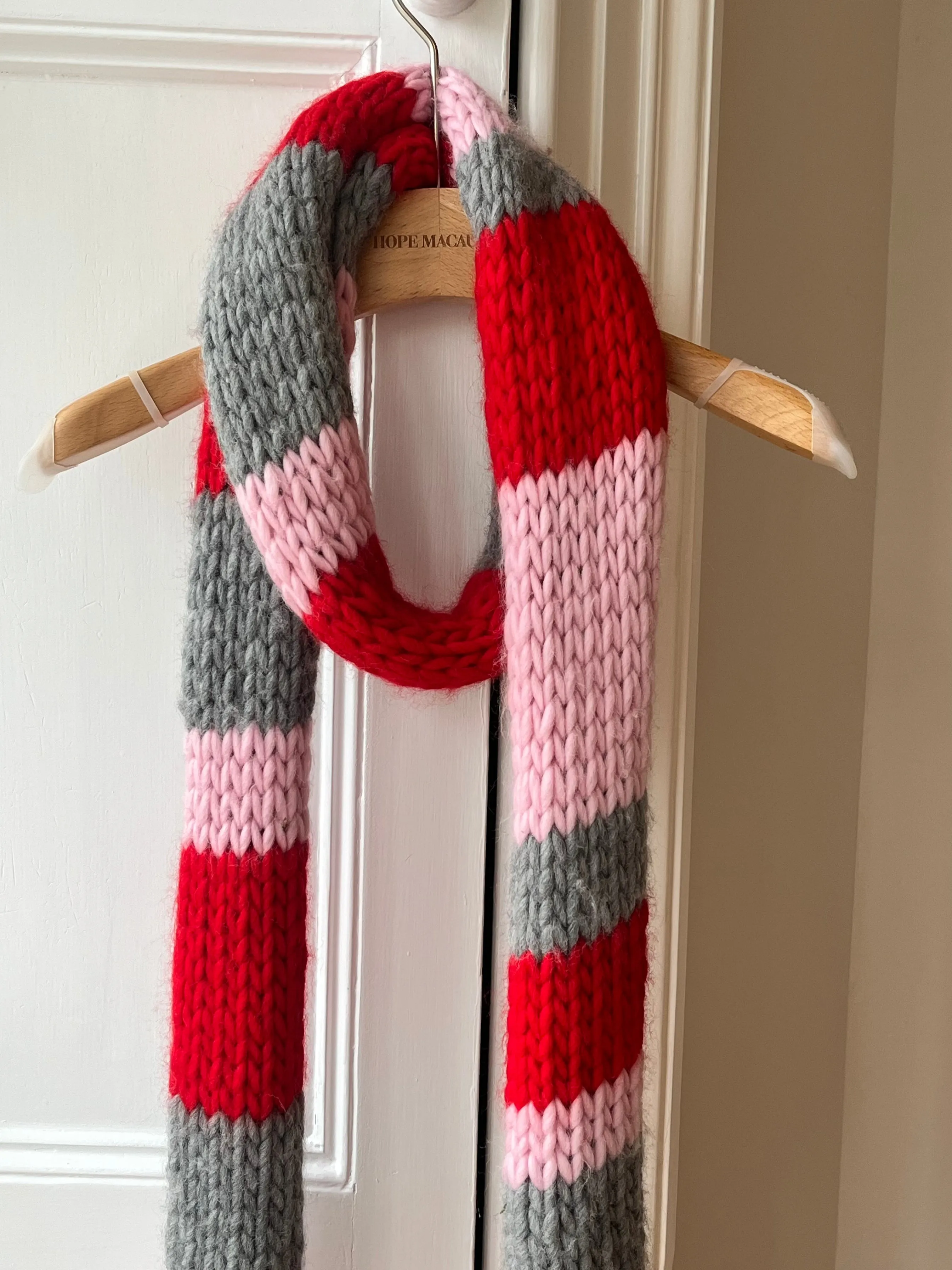 Athena Chunky Knit Scarf (Sample)
