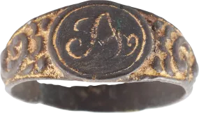 AUSTRO-HUNGARIAN SOLDIER’S RING, C.1880-90 SIZE 9 ¾