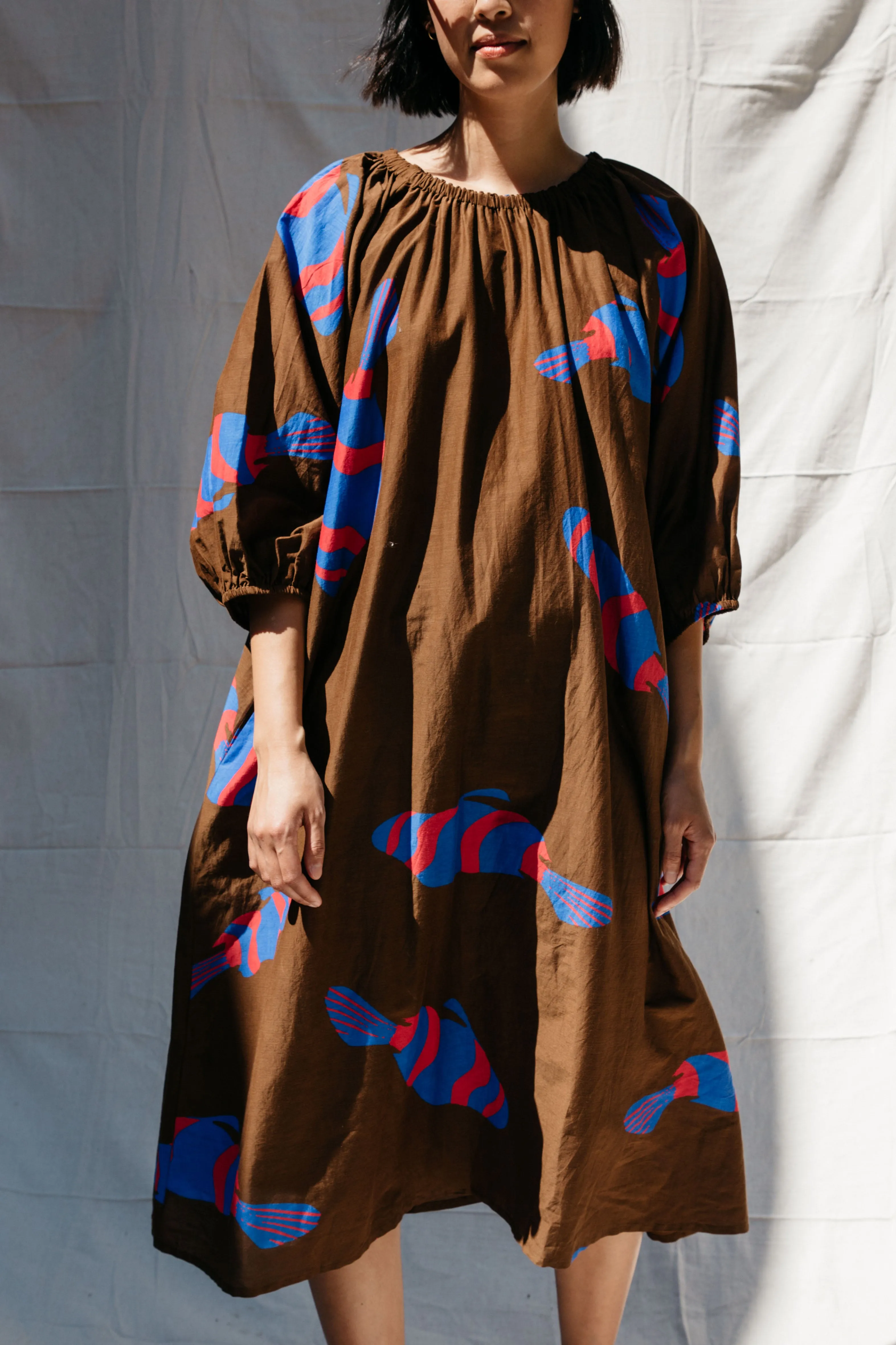 Ballad Fish Dress - Chocolate