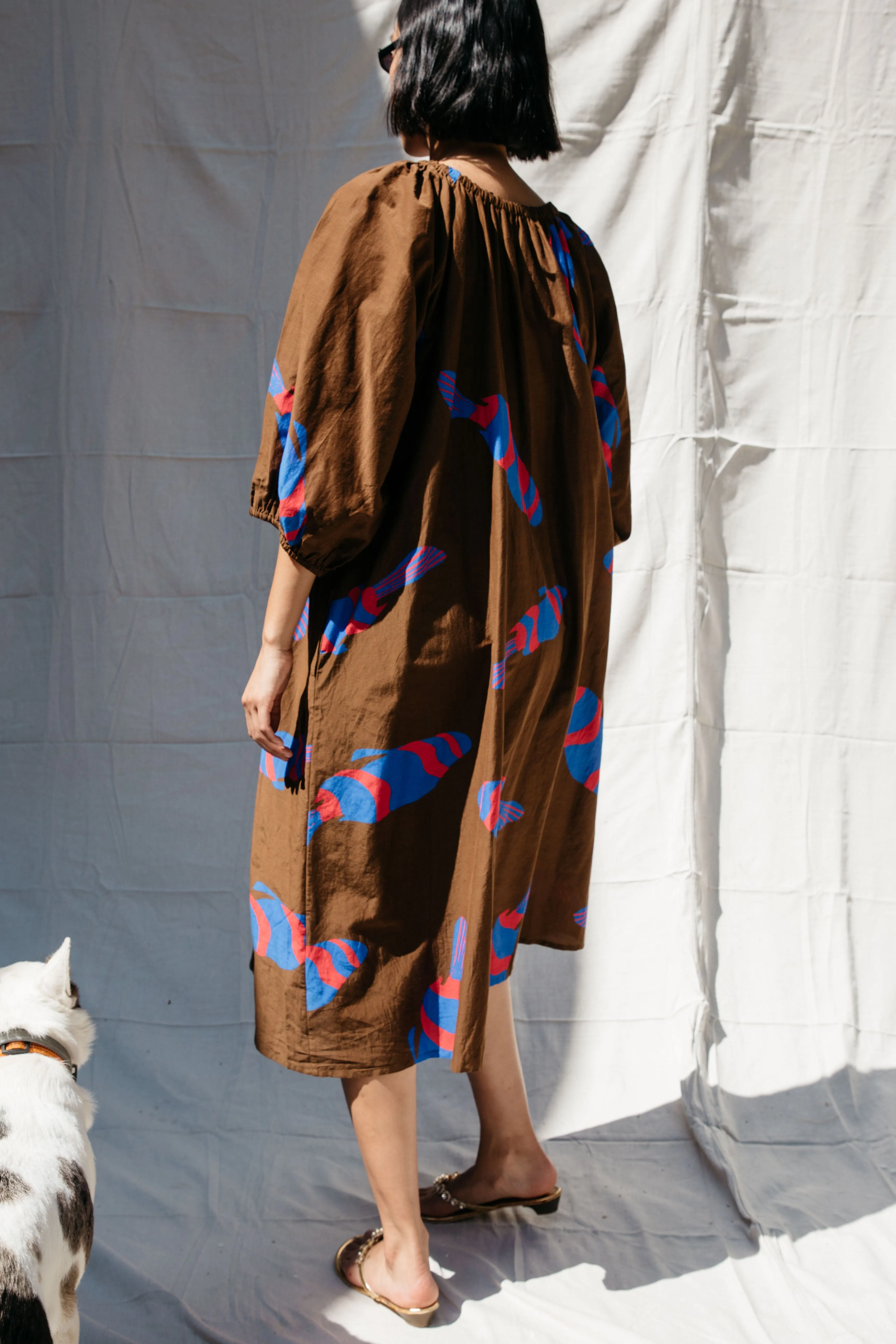 Ballad Fish Dress - Chocolate