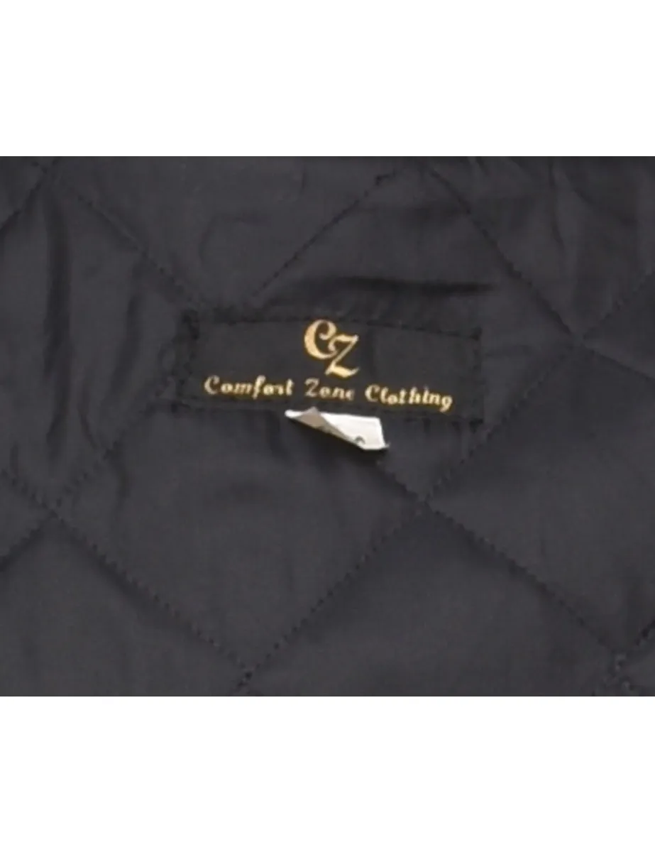 B&B Electric Motor Black Varsity Jacket - M