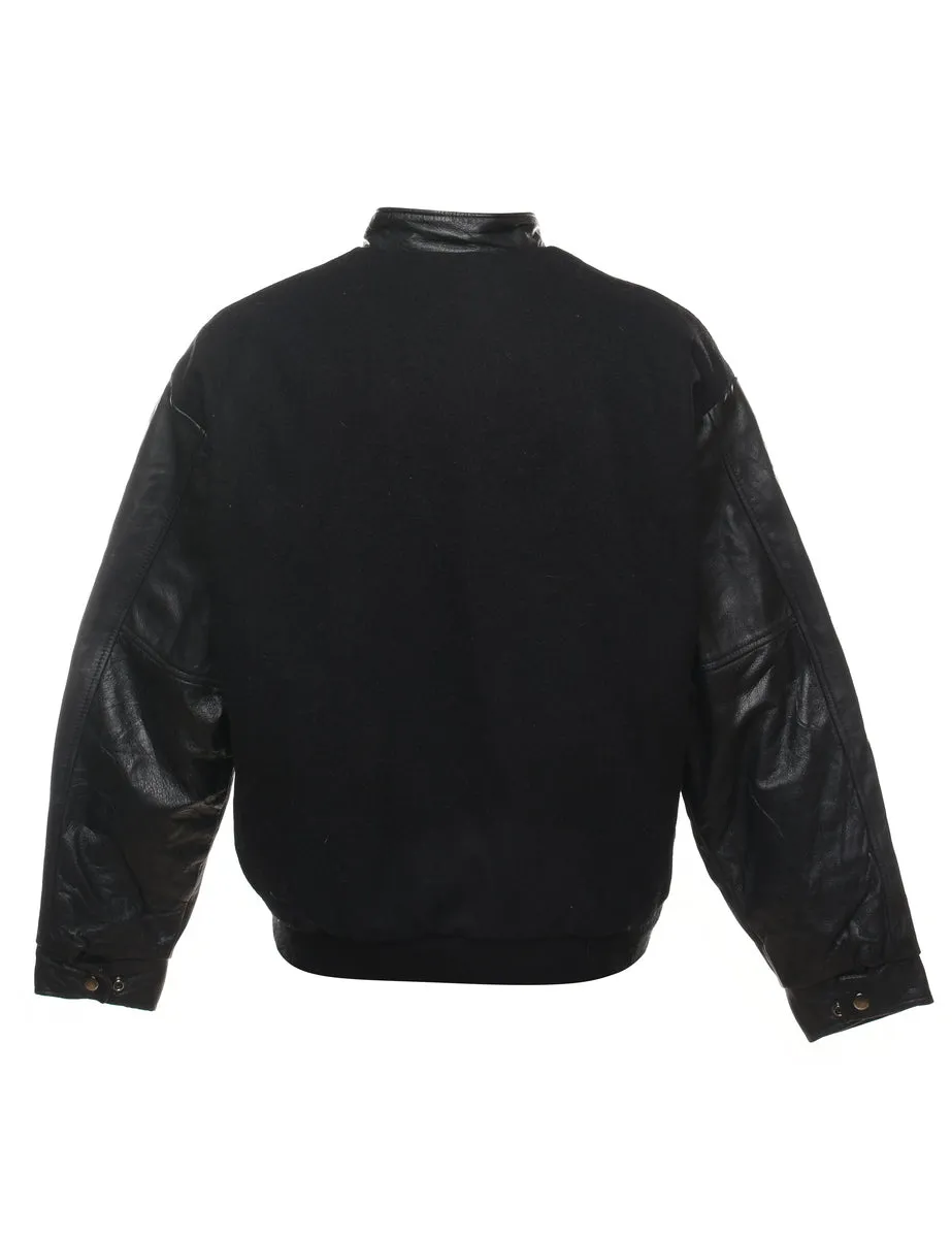 B&B Electric Motor Black Varsity Jacket - M