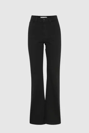 Becca Boocut Leg in Black Denim