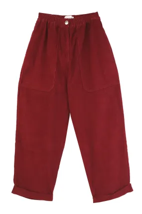 Beckett Trouser Tall Burgundy
