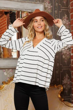 Black & White Flared Top
