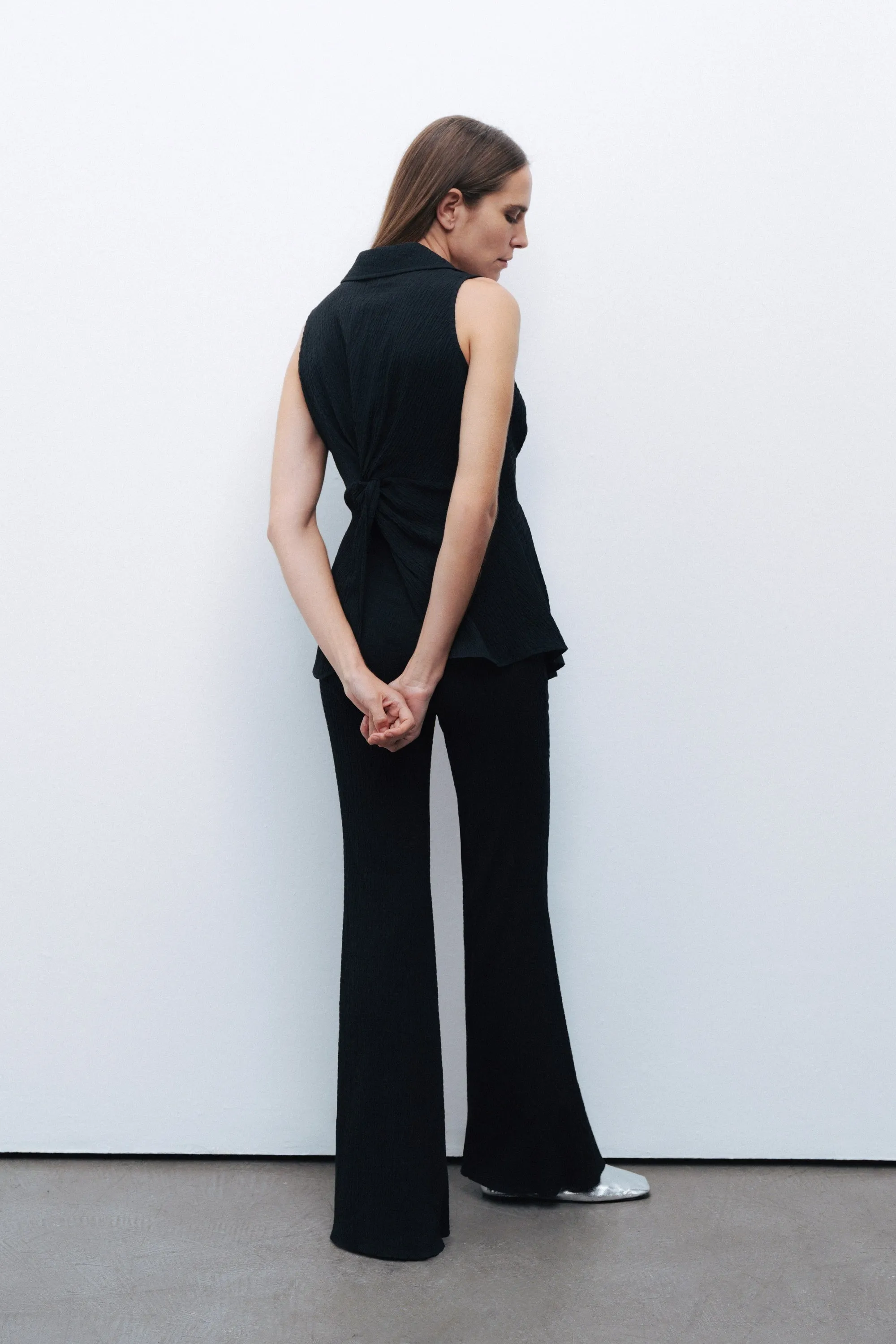 Black Flared Pants