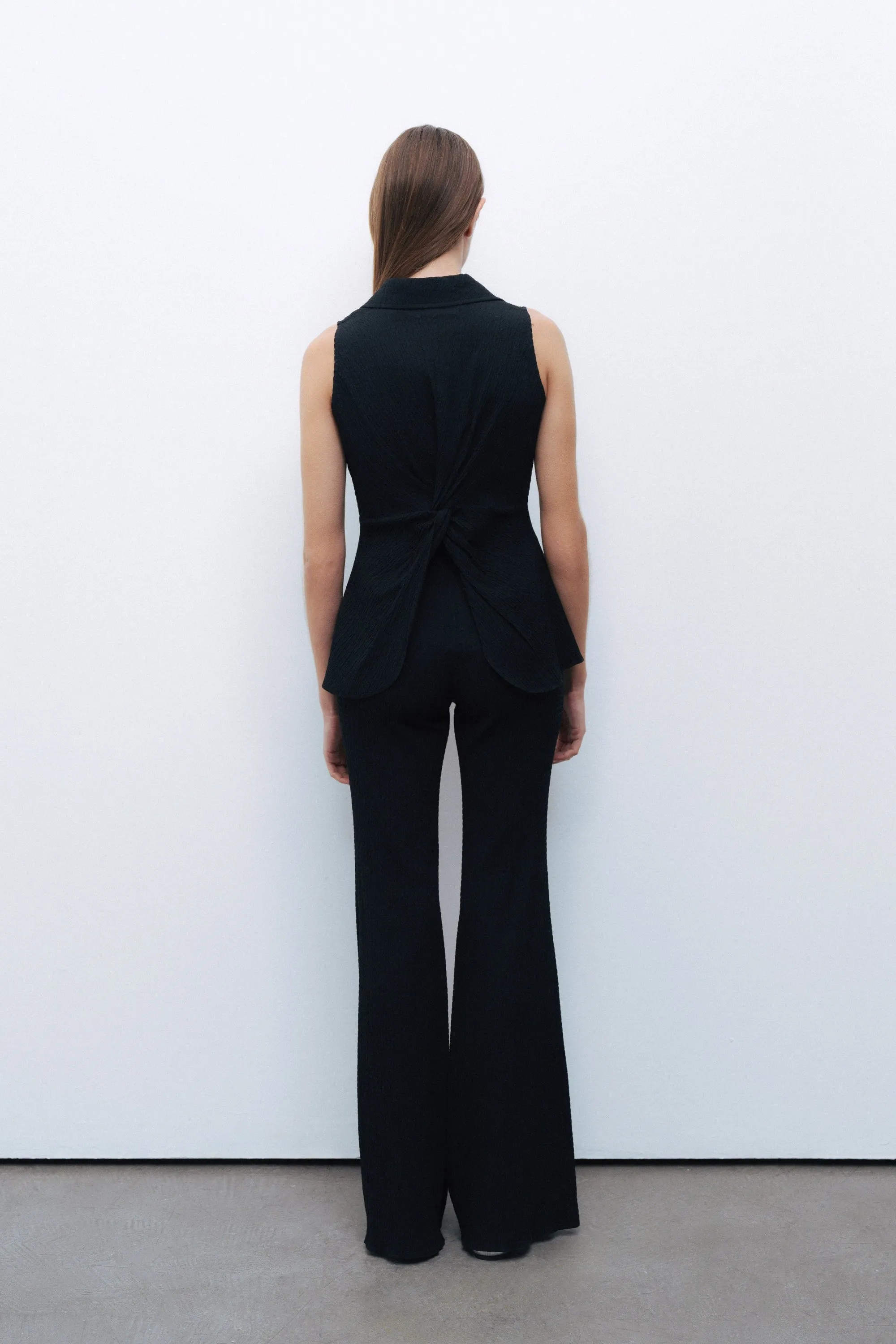Black Flared Pants