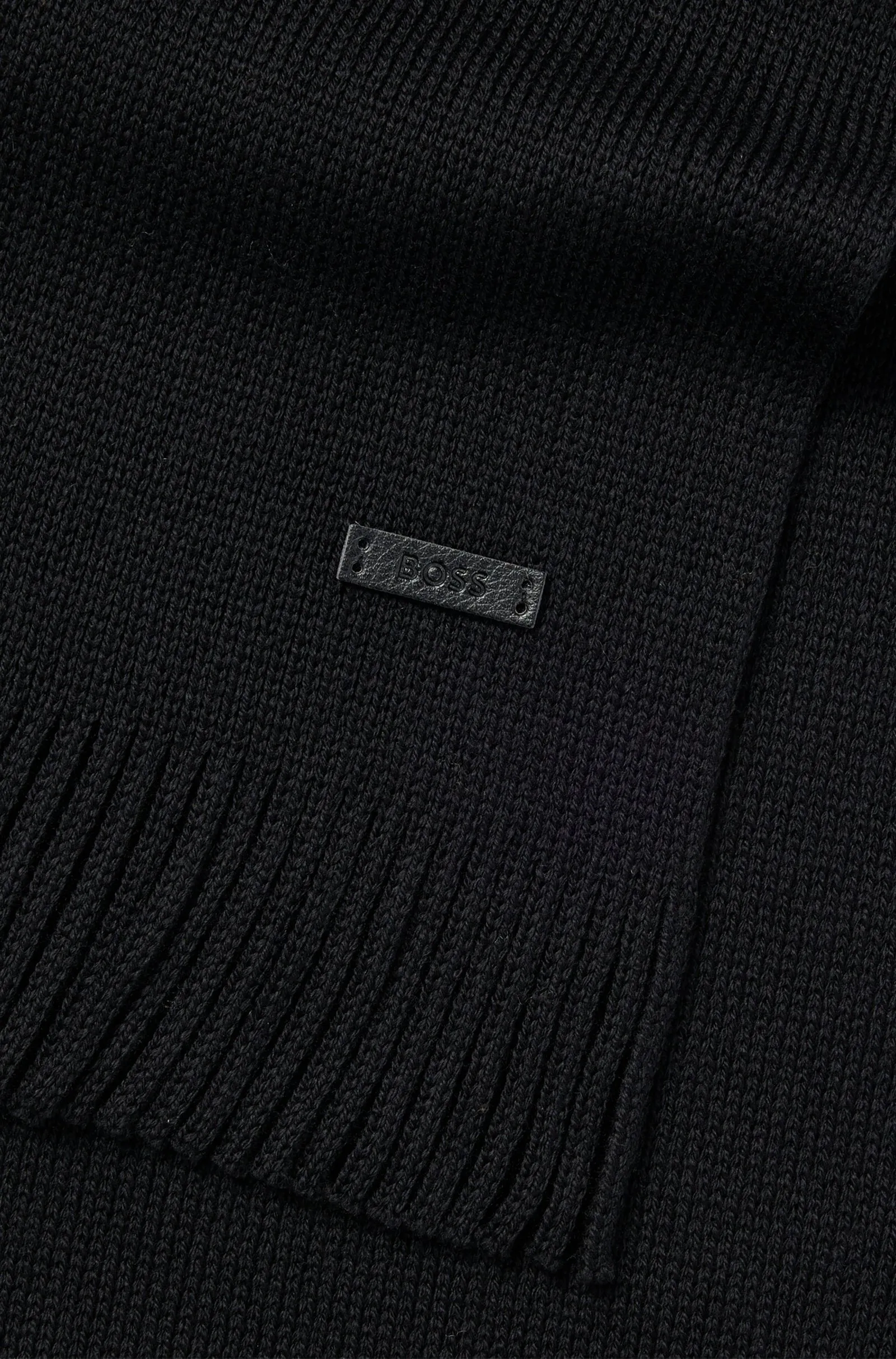 BOSS Black Albas Scarf 001 Black