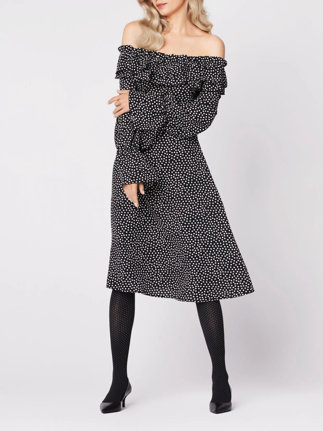 Buona Sera Opaque Patterned Tights
