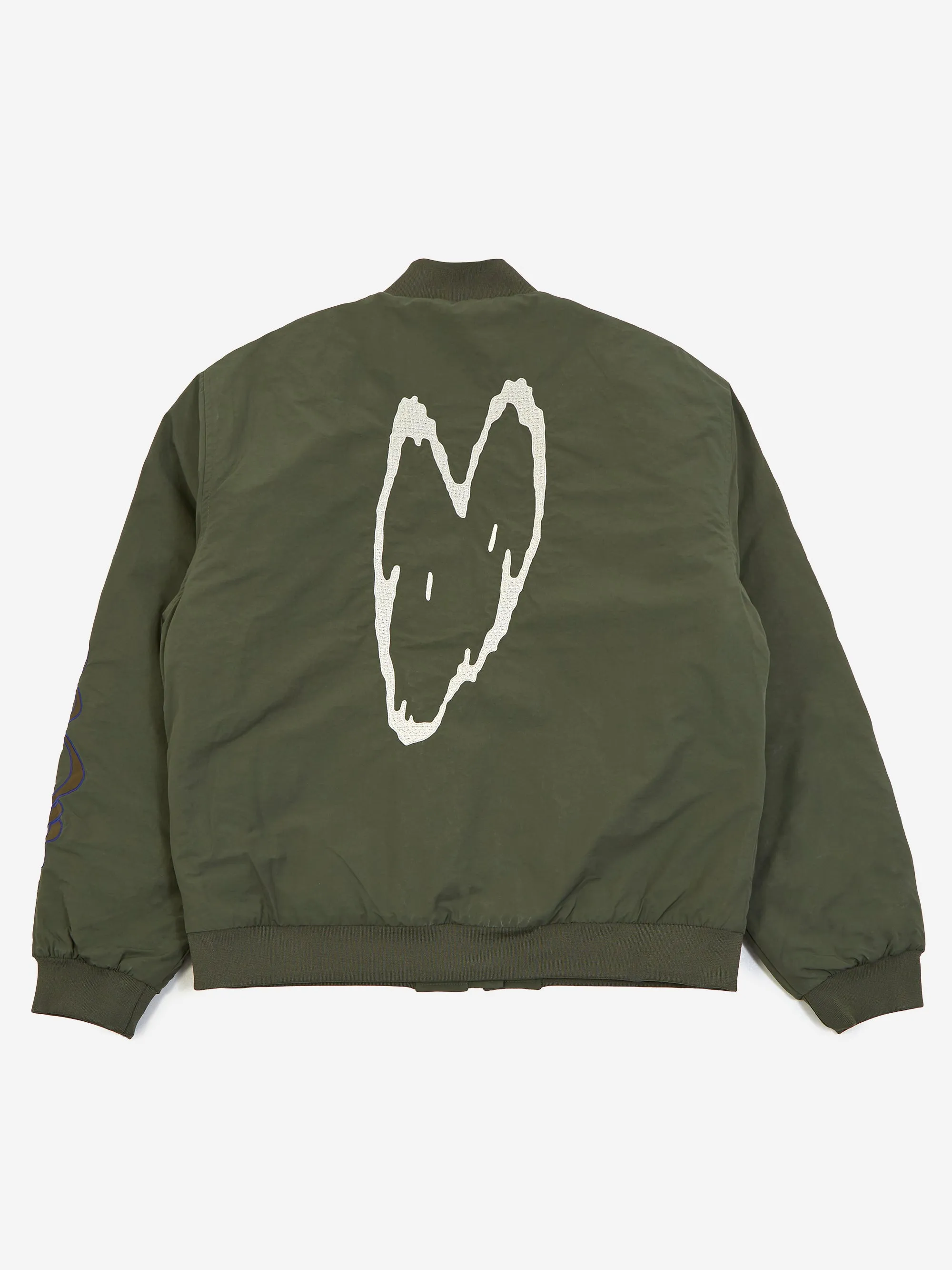Candice Mirror Bomber Jacket - Green