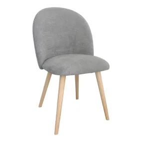 Clarissa Dining Chair Grey-Set Of Two
