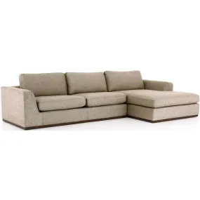 Colt 2 Piece Chaise Sectional, Canton Dove