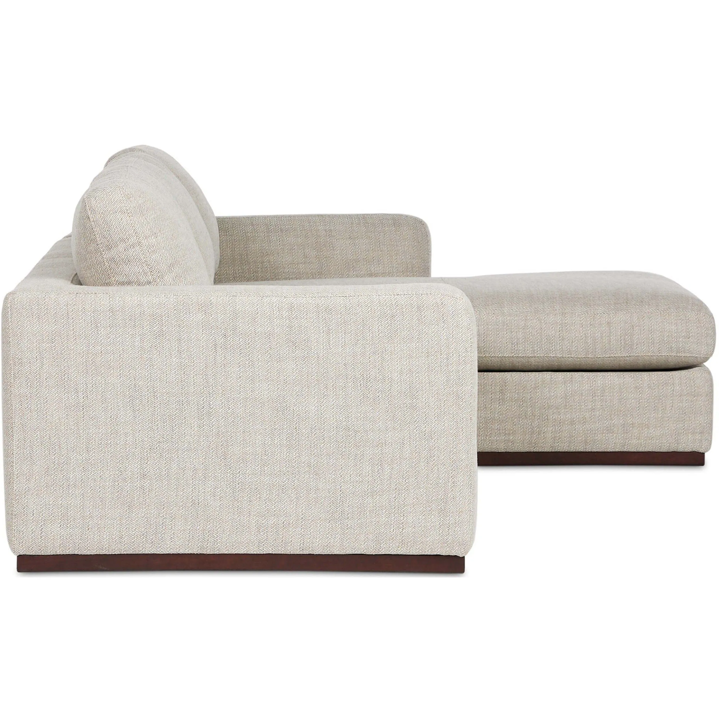 Colt 2 Piece Chaise Sectional, Canton Dove