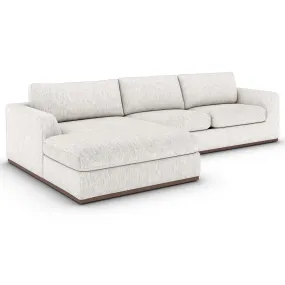 Colt 2 Piece Sectional, Merino Cotton