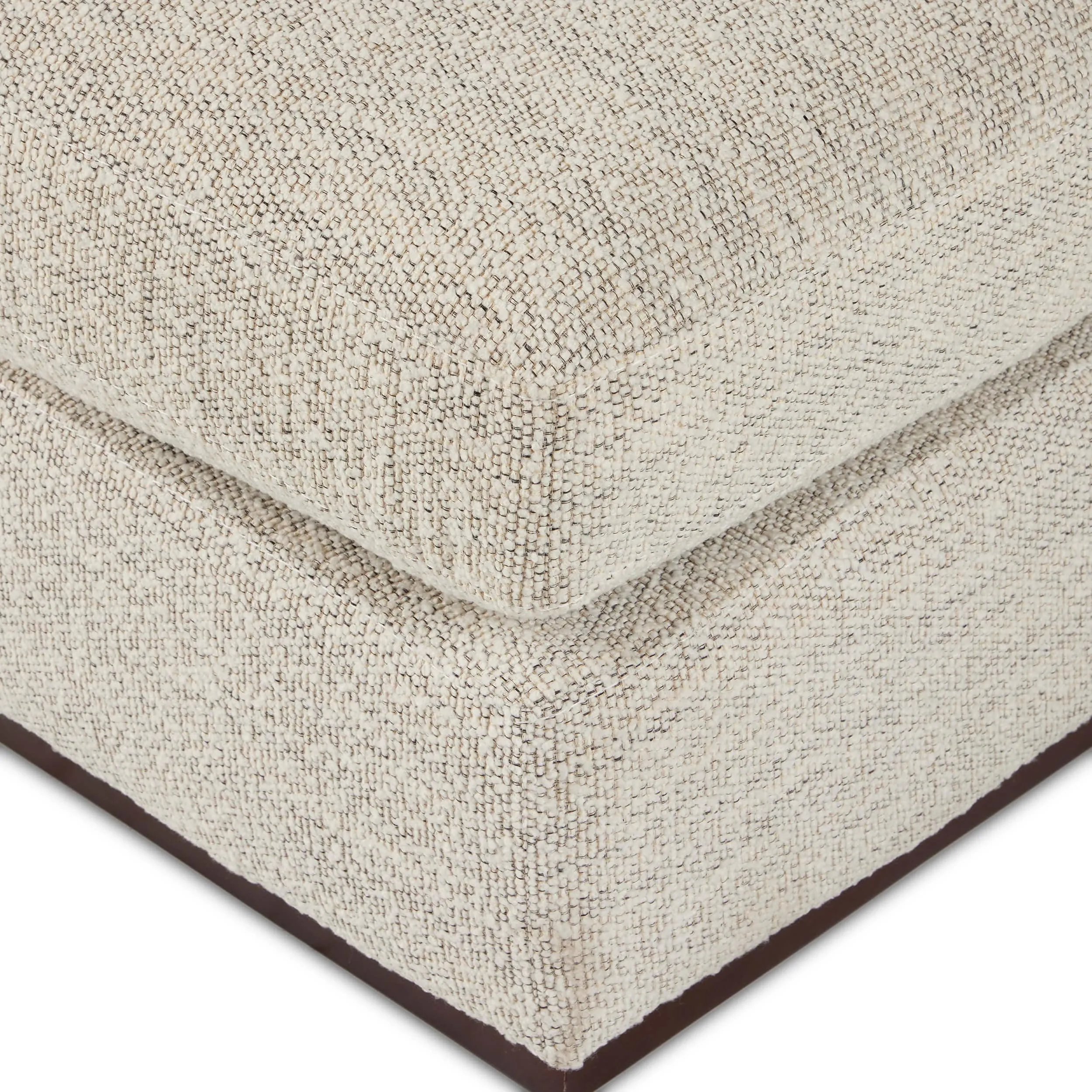 Colt 3 Piece U Sectional, Merino Cotton