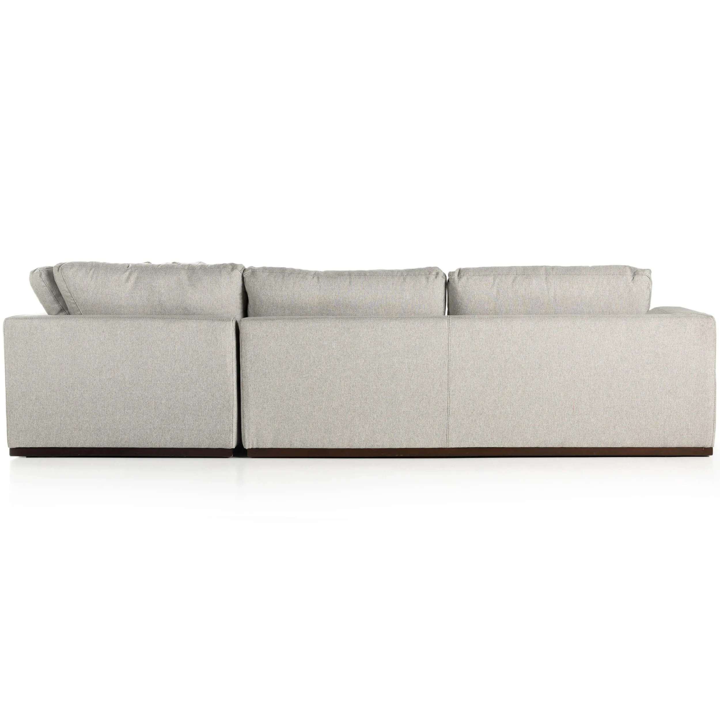 Colt 4 Piece Sectional, Aldred Silver