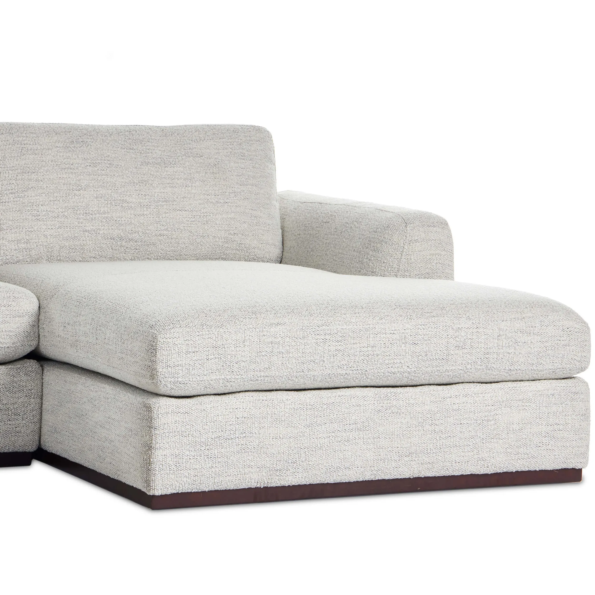 Colt 4 Piece Sectional, Merino Cotton