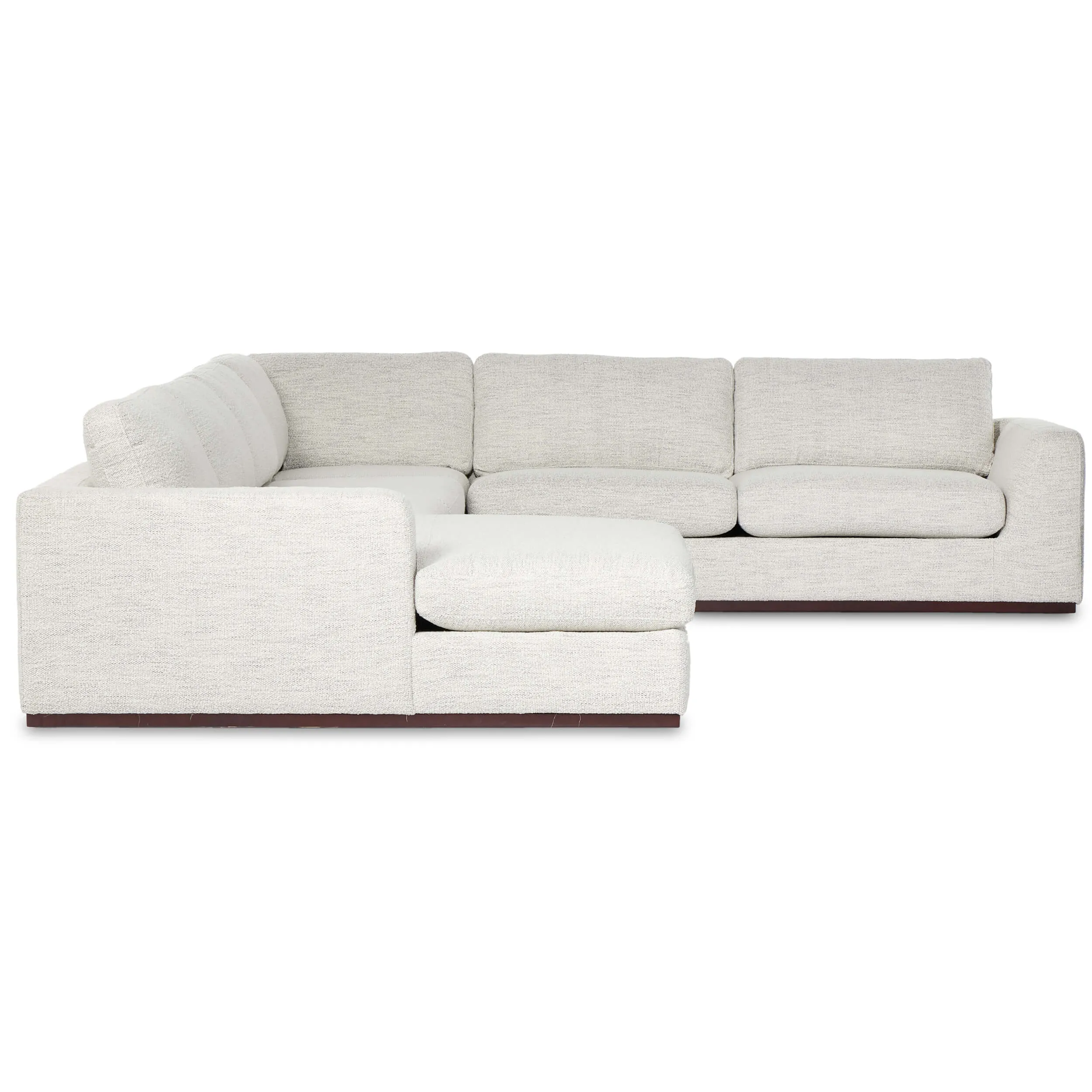 Colt 4 Piece Sectional, Merino Cotton