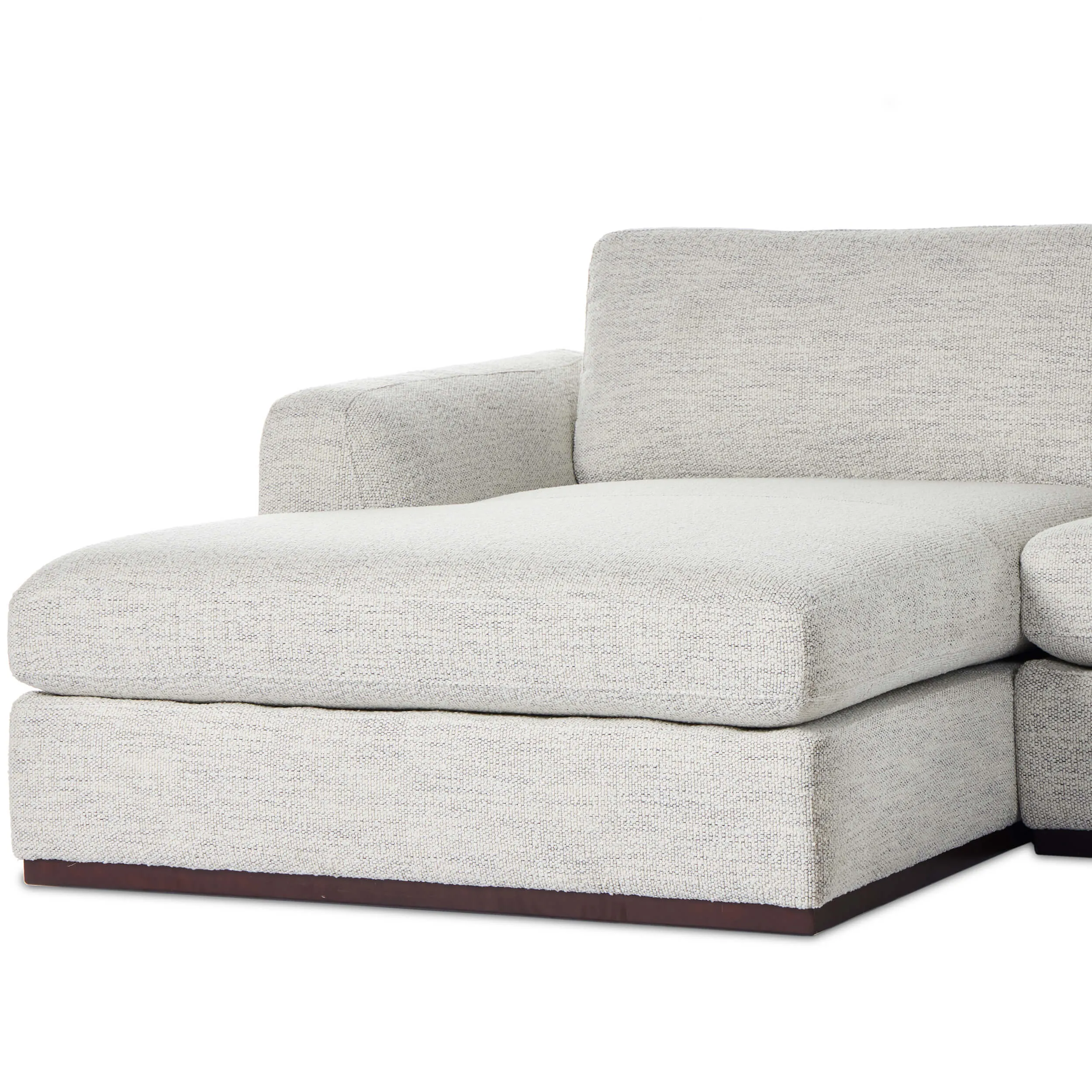 Colt 4 Piece Sectional, Merino Cotton