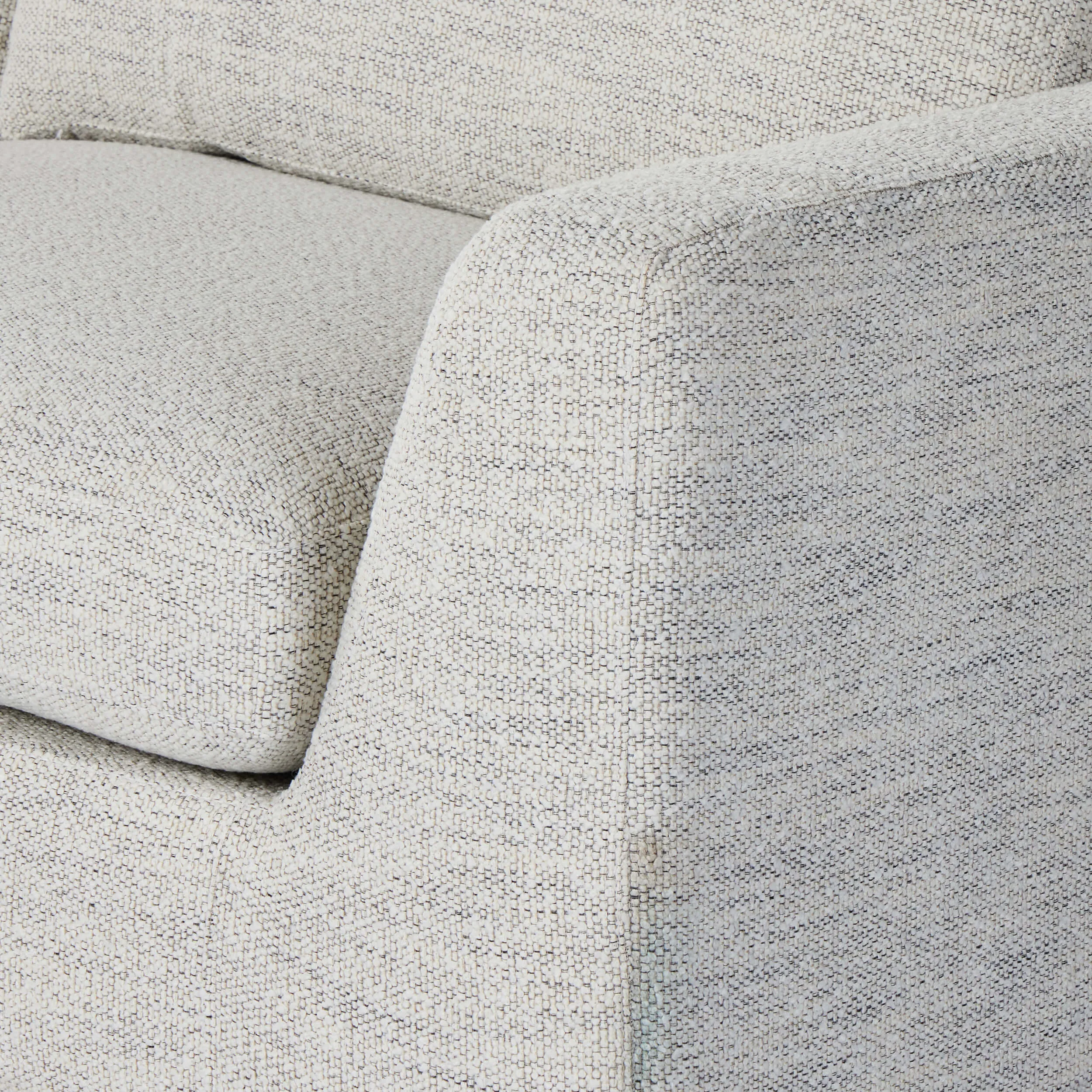 Colt 4 Piece Sectional, Merino Cotton