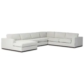 Colt 4 Piece Sectional, Merino Cotton