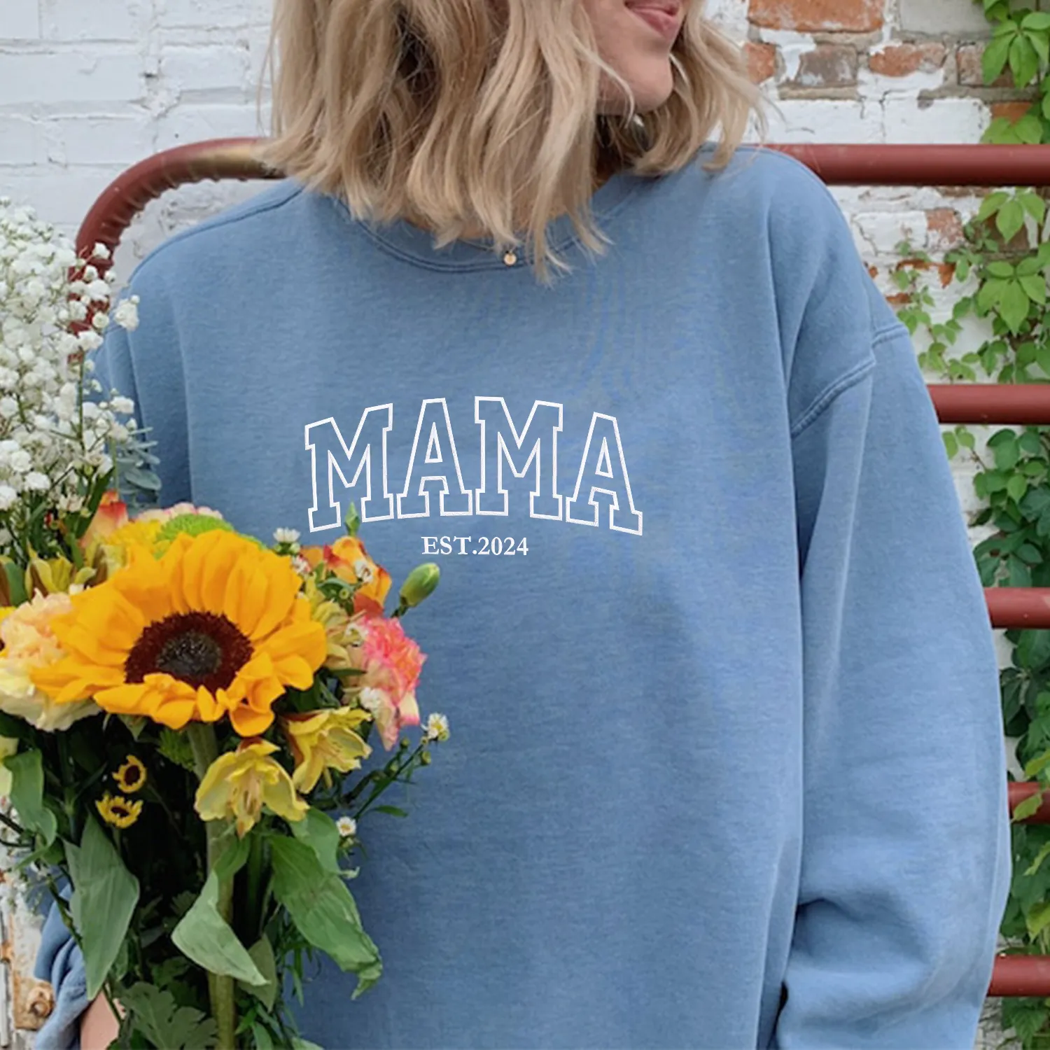 Comfort Color® Embroidered Mama Shirt