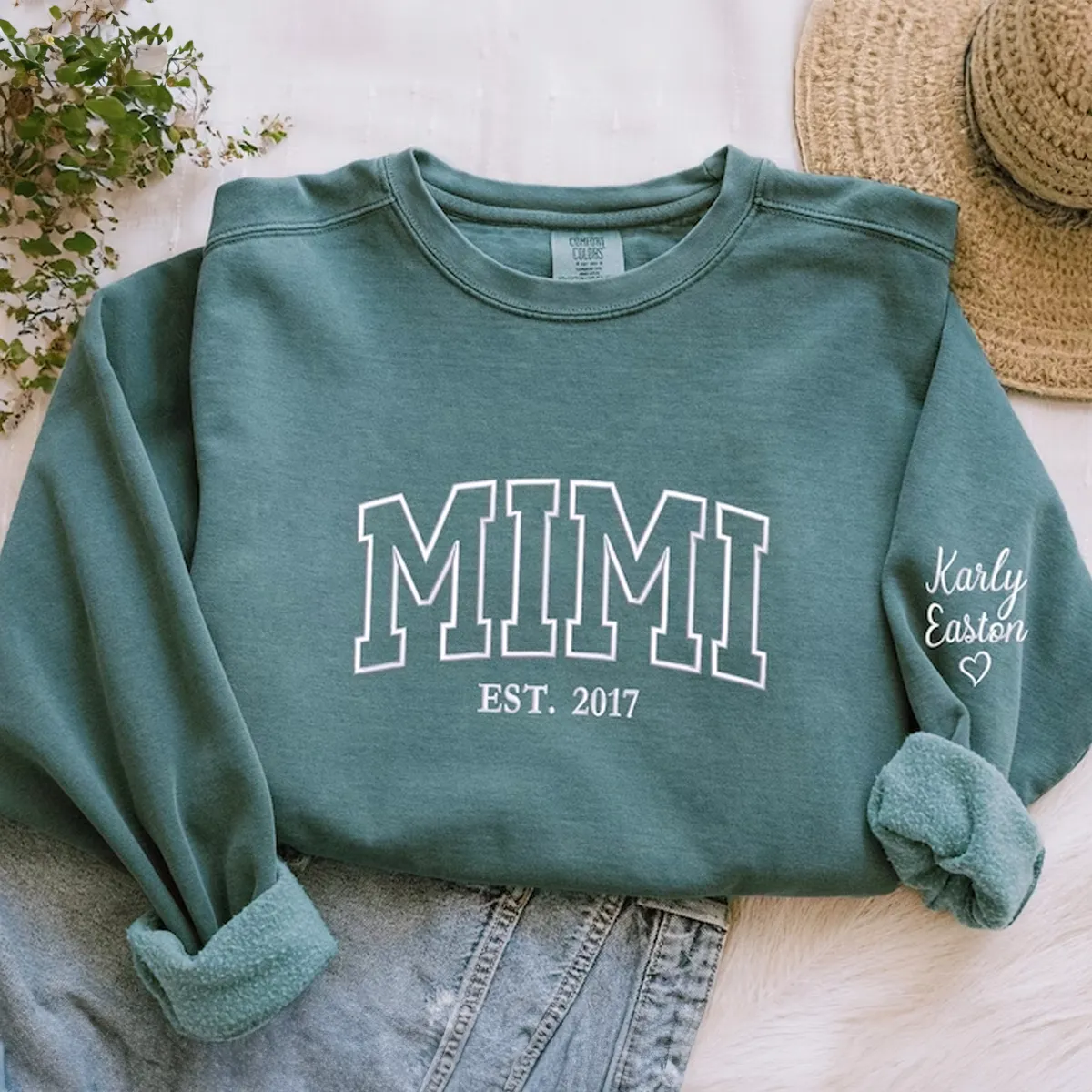 Comfort Color® Embroidered Mama Shirt