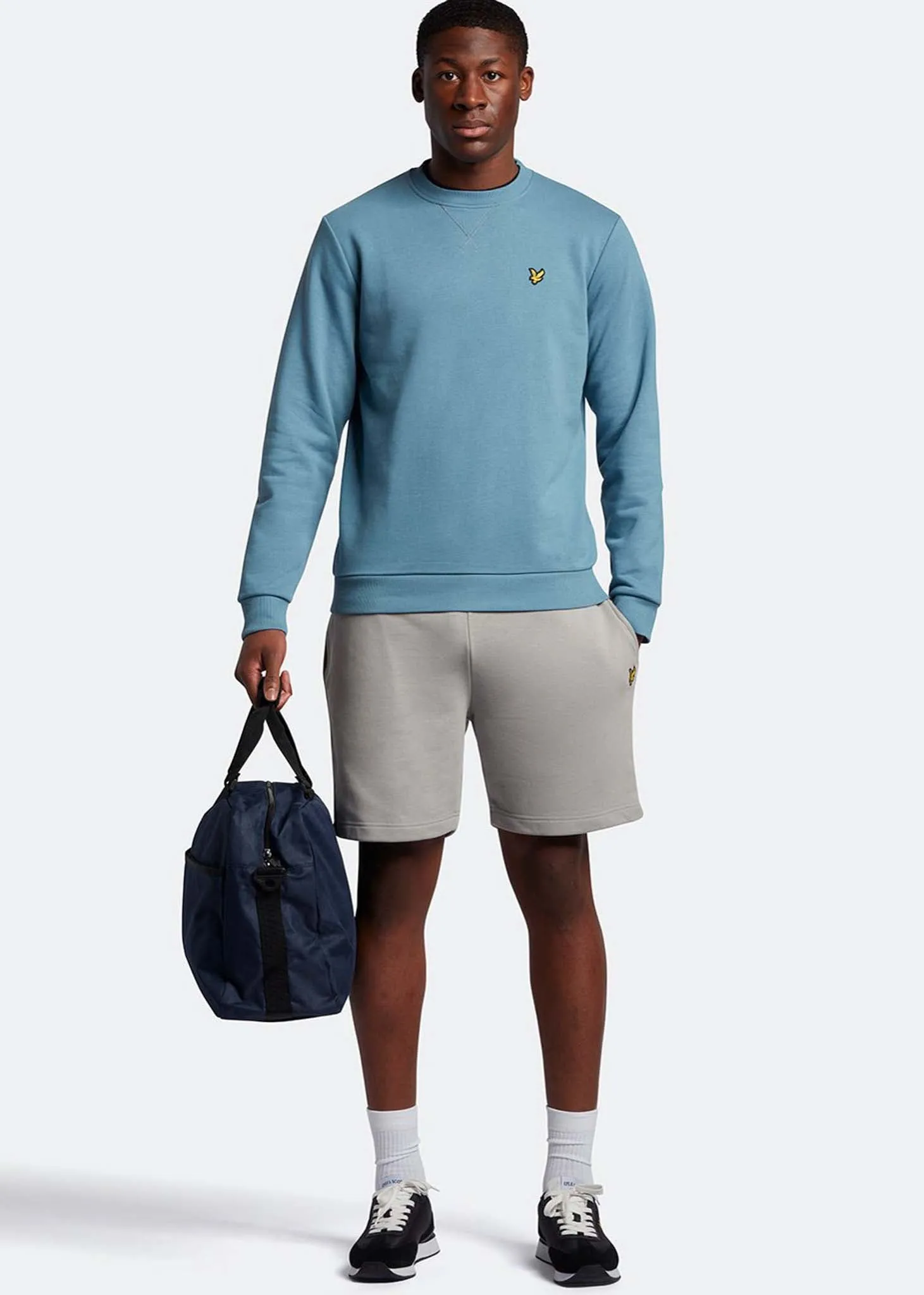 Crew neck sweatshirt - skipton blue