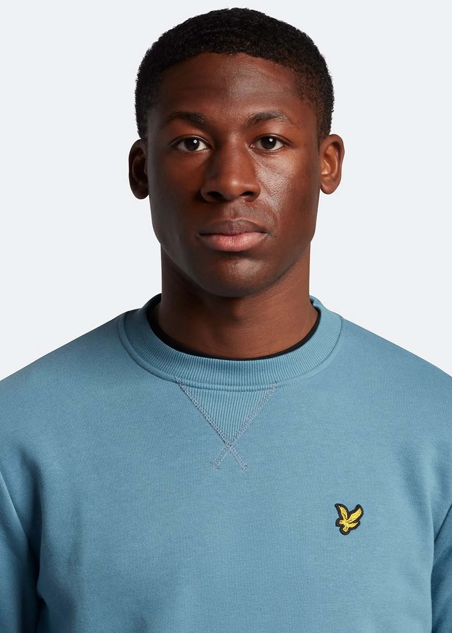 Crew neck sweatshirt - skipton blue