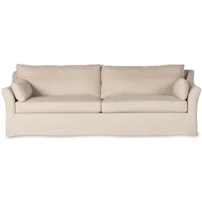 Delray Slipcover Sofa, Evere Oatmeal