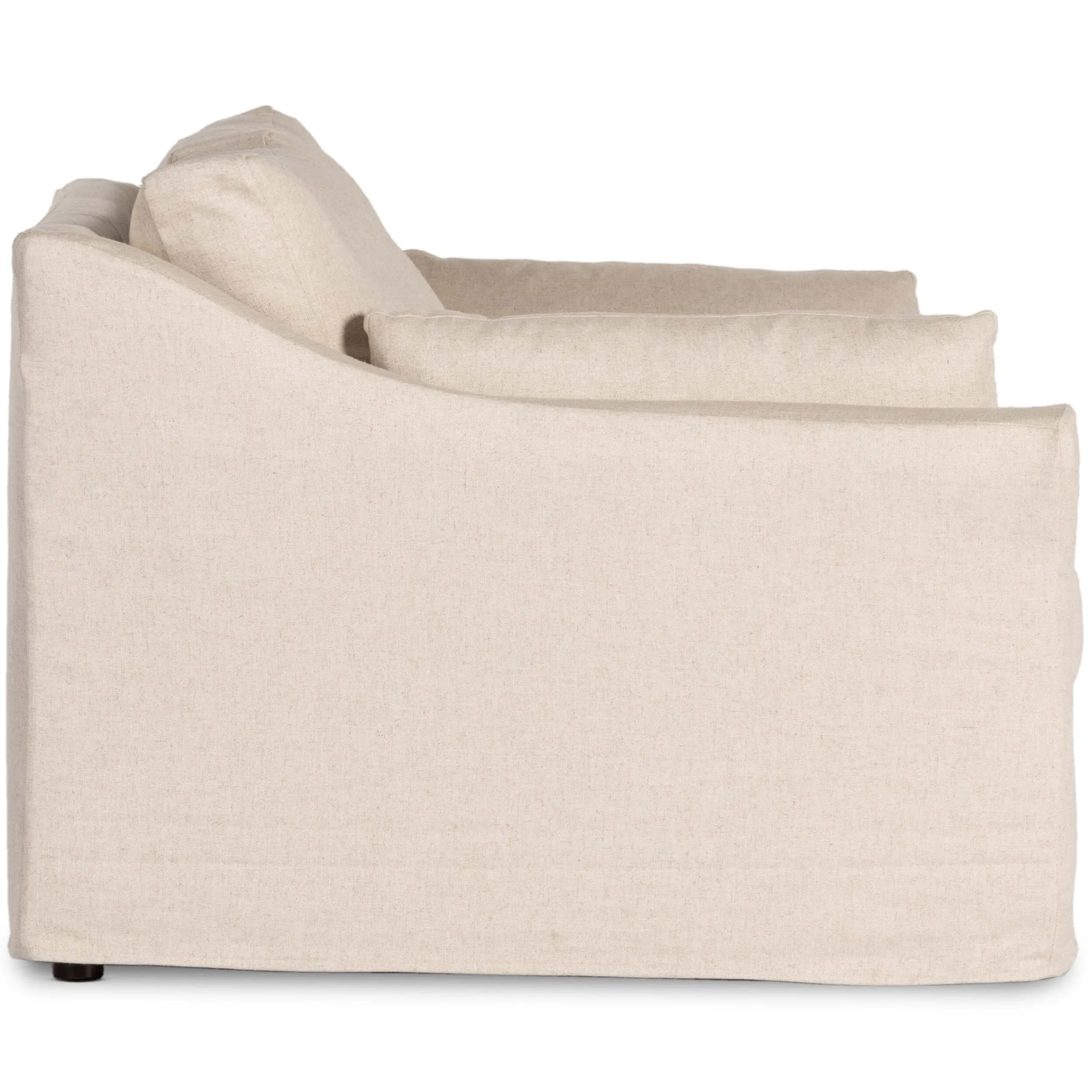 Delray Slipcover Sofa, Evere Oatmeal