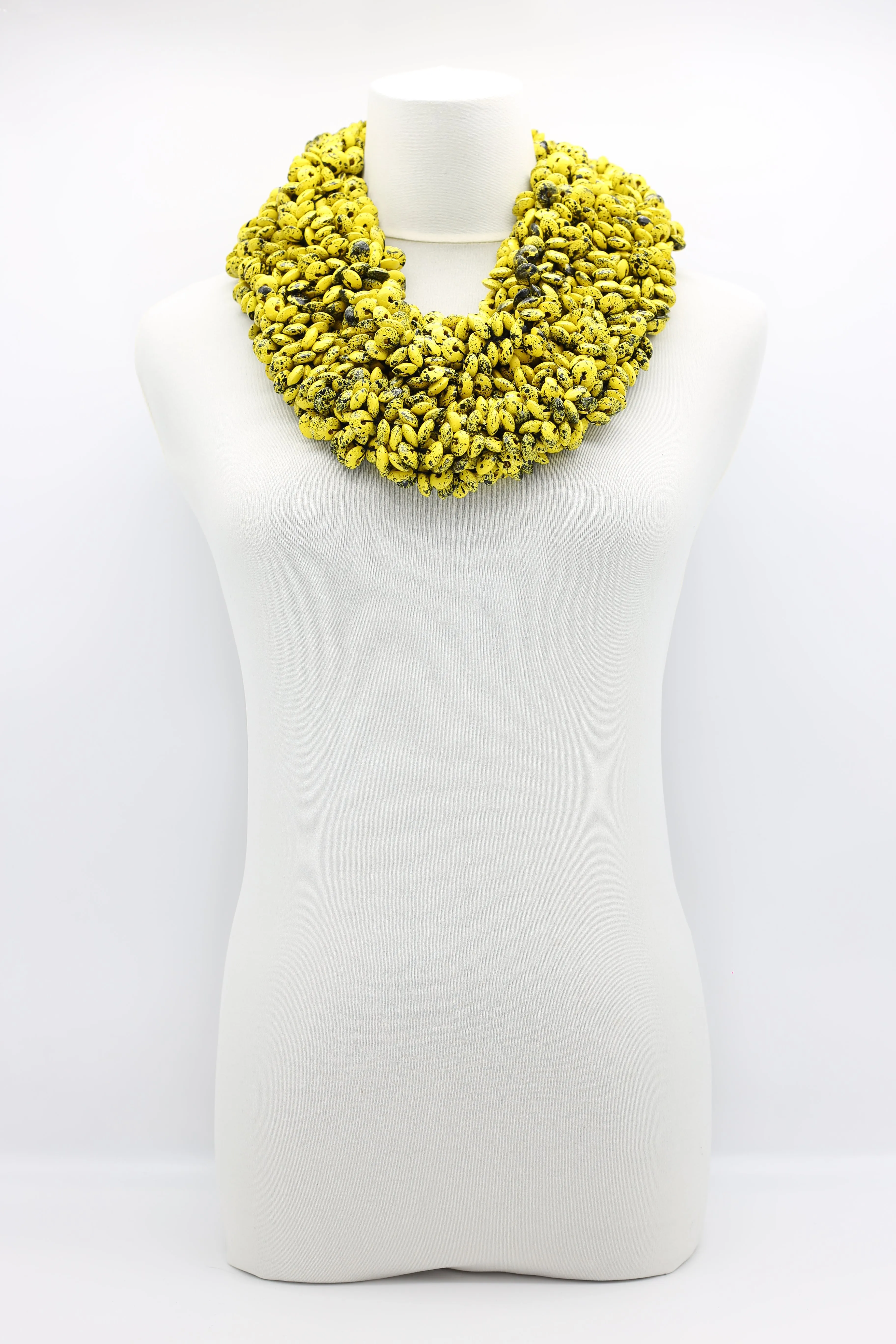 Donut wooden beads fishnet infinity