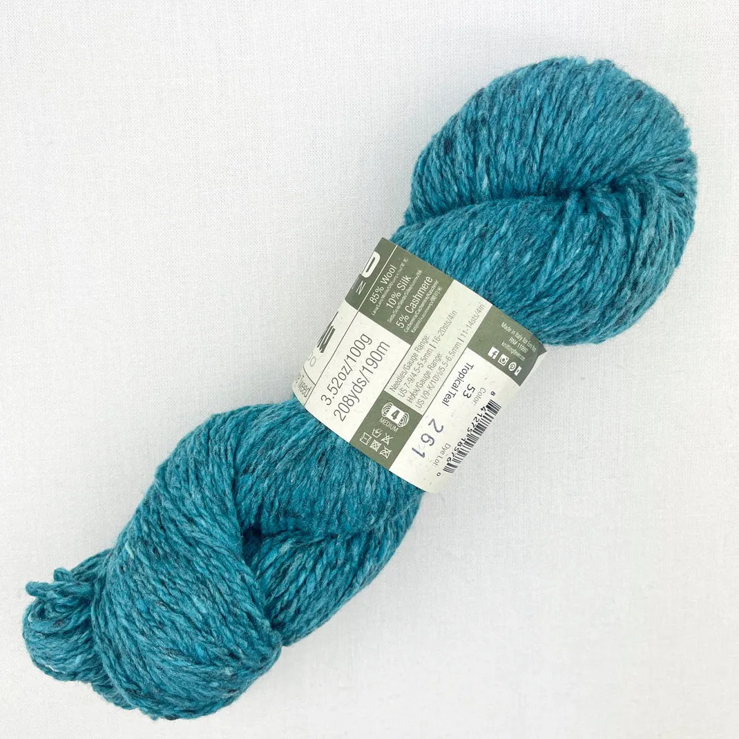 Double Broken Rib Scarf (Aran version) Knitting Kit | Queensland Kathmandu Aran & Knitting Pattern (#003A)