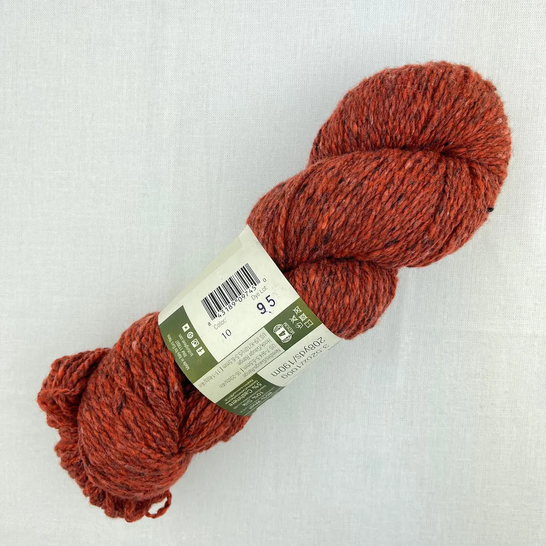 Double Broken Rib Scarf (Aran version) Knitting Kit | Queensland Kathmandu Aran & Knitting Pattern (#003A)