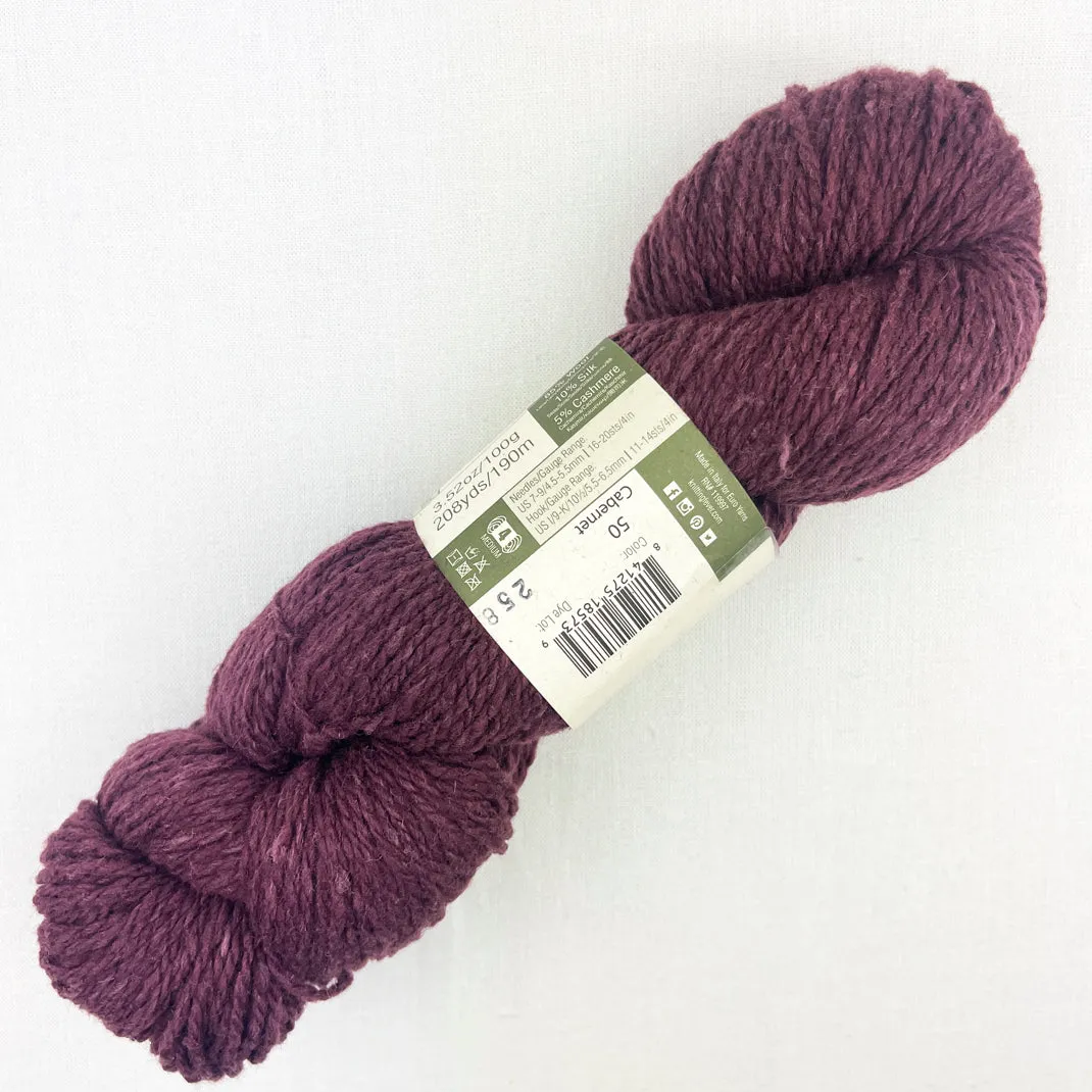Double Broken Rib Scarf (Aran version) Knitting Kit | Queensland Kathmandu Aran & Knitting Pattern (#003A)