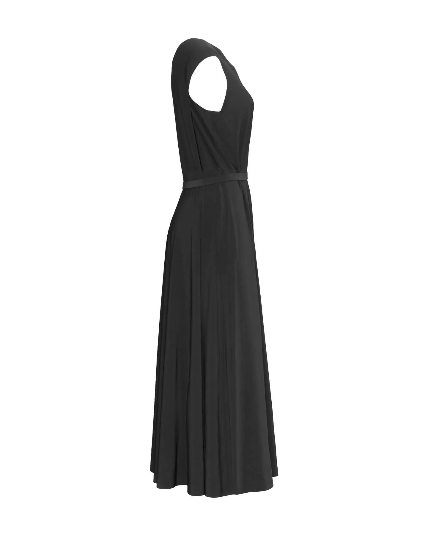 Drop Shoulder Flared Dress