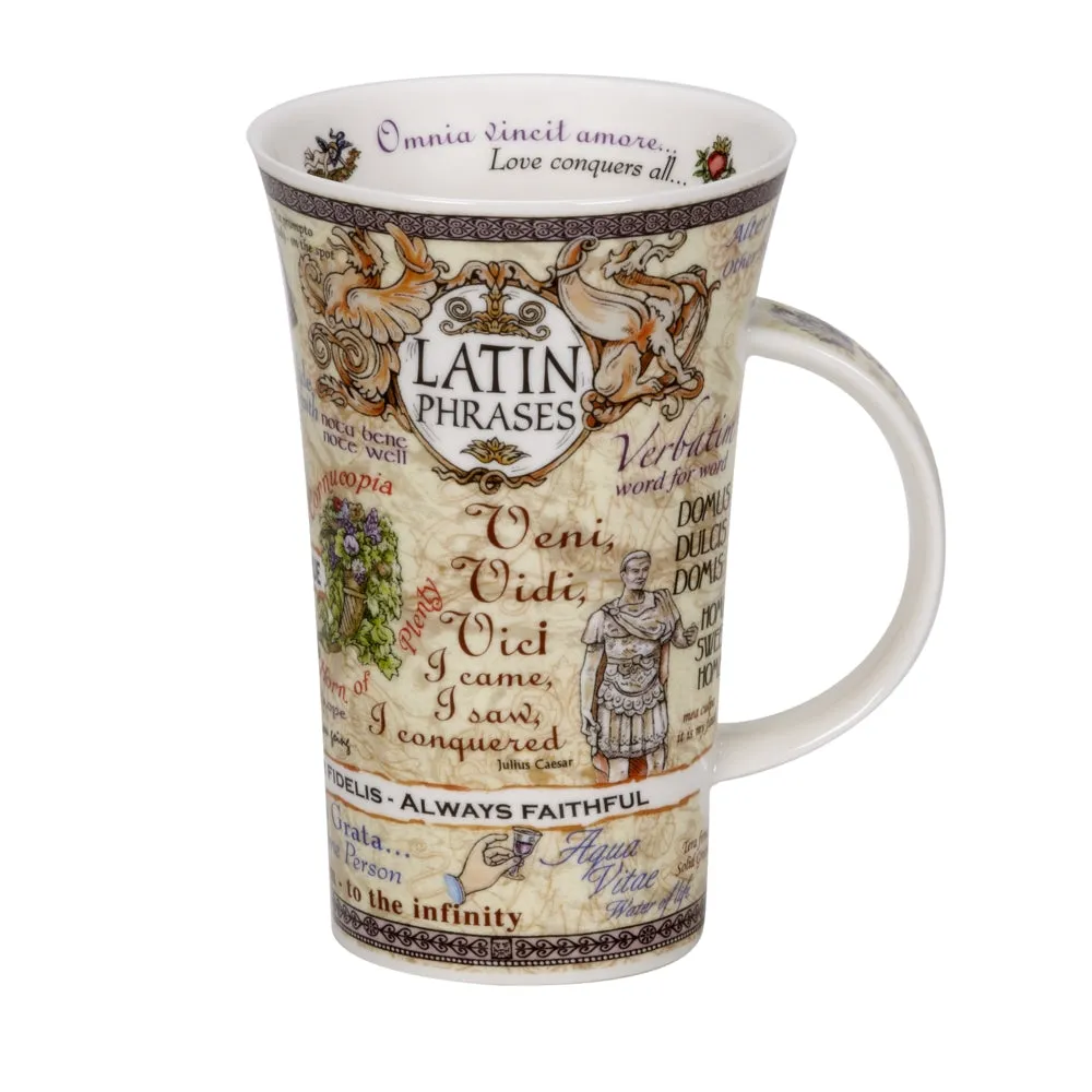 Dunoon Glencoe Latin Phrases Mug