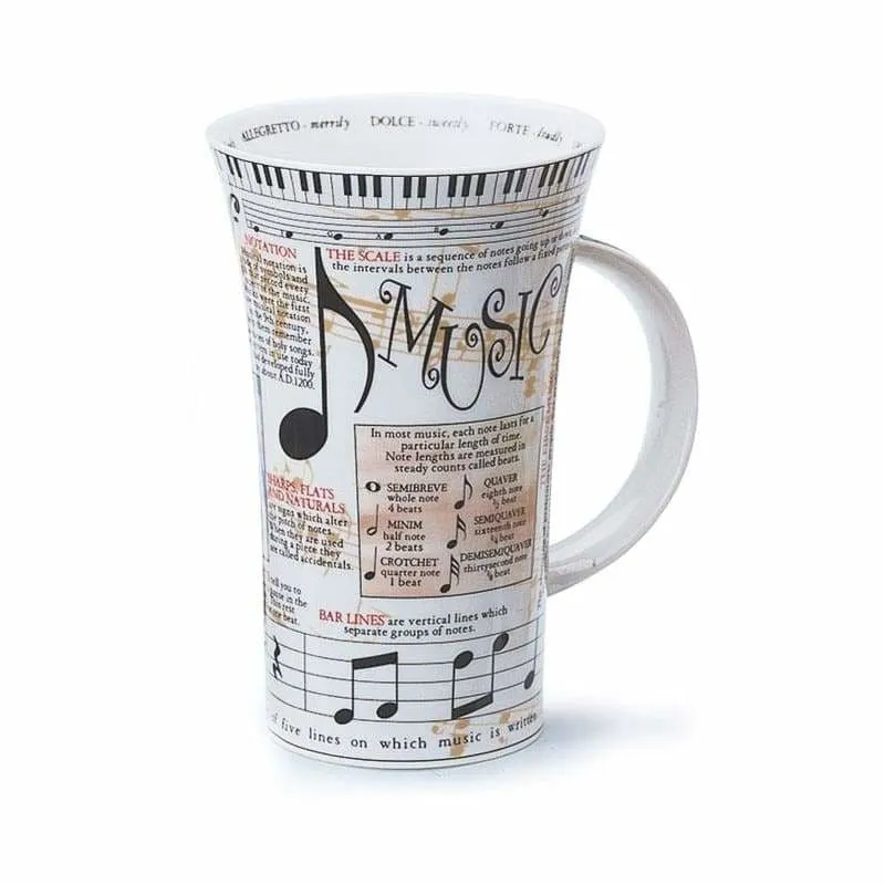 Dunoon Glencoe Music Mug