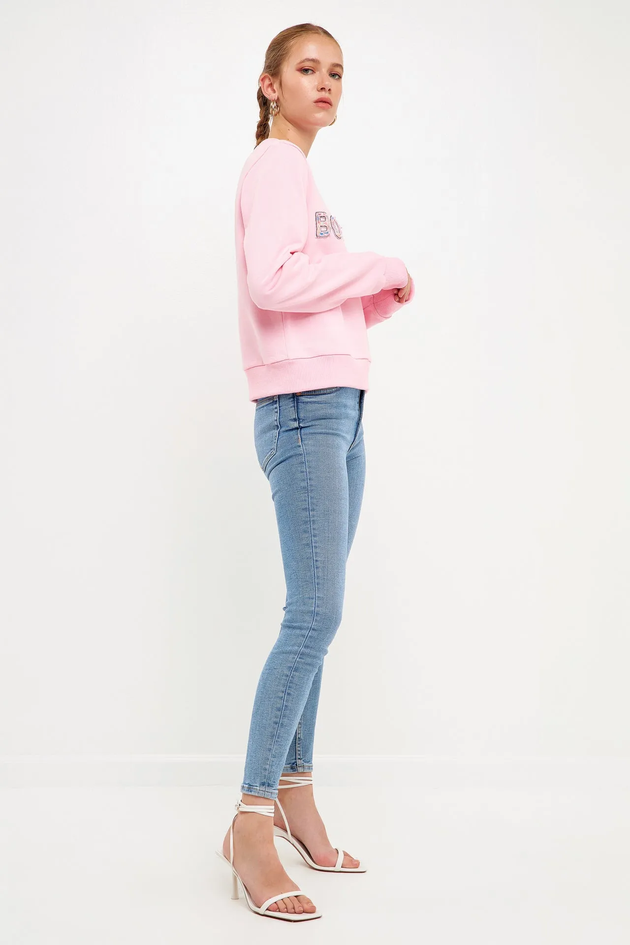 Endless Rose - Lettering Beads Sweatshirt