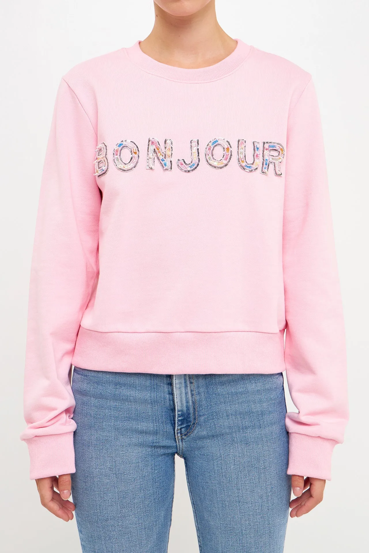 Endless Rose - Lettering Beads Sweatshirt