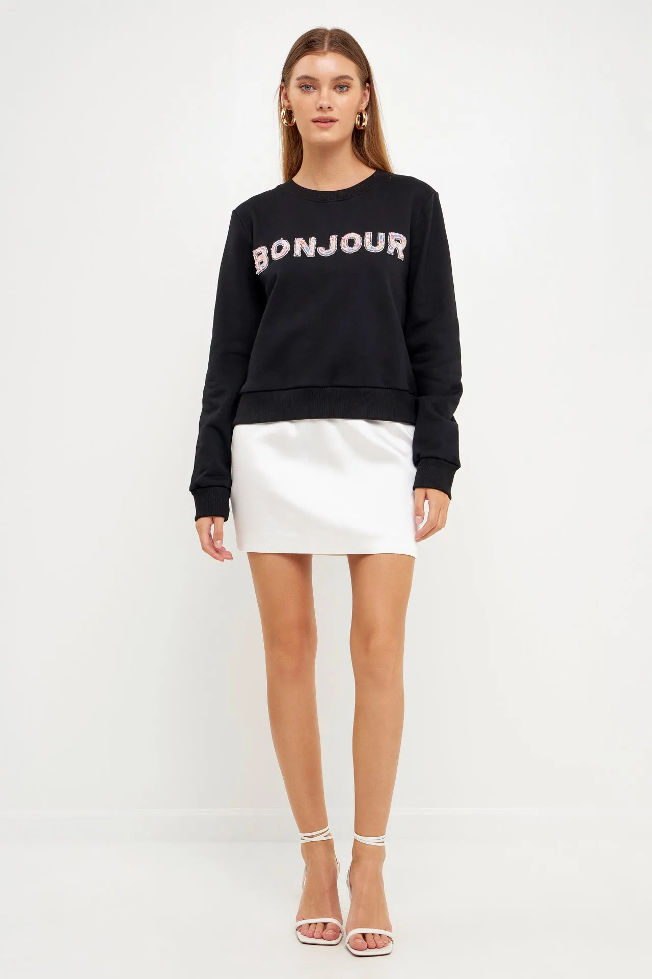 Endless Rose - Lettering Beads Sweatshirt