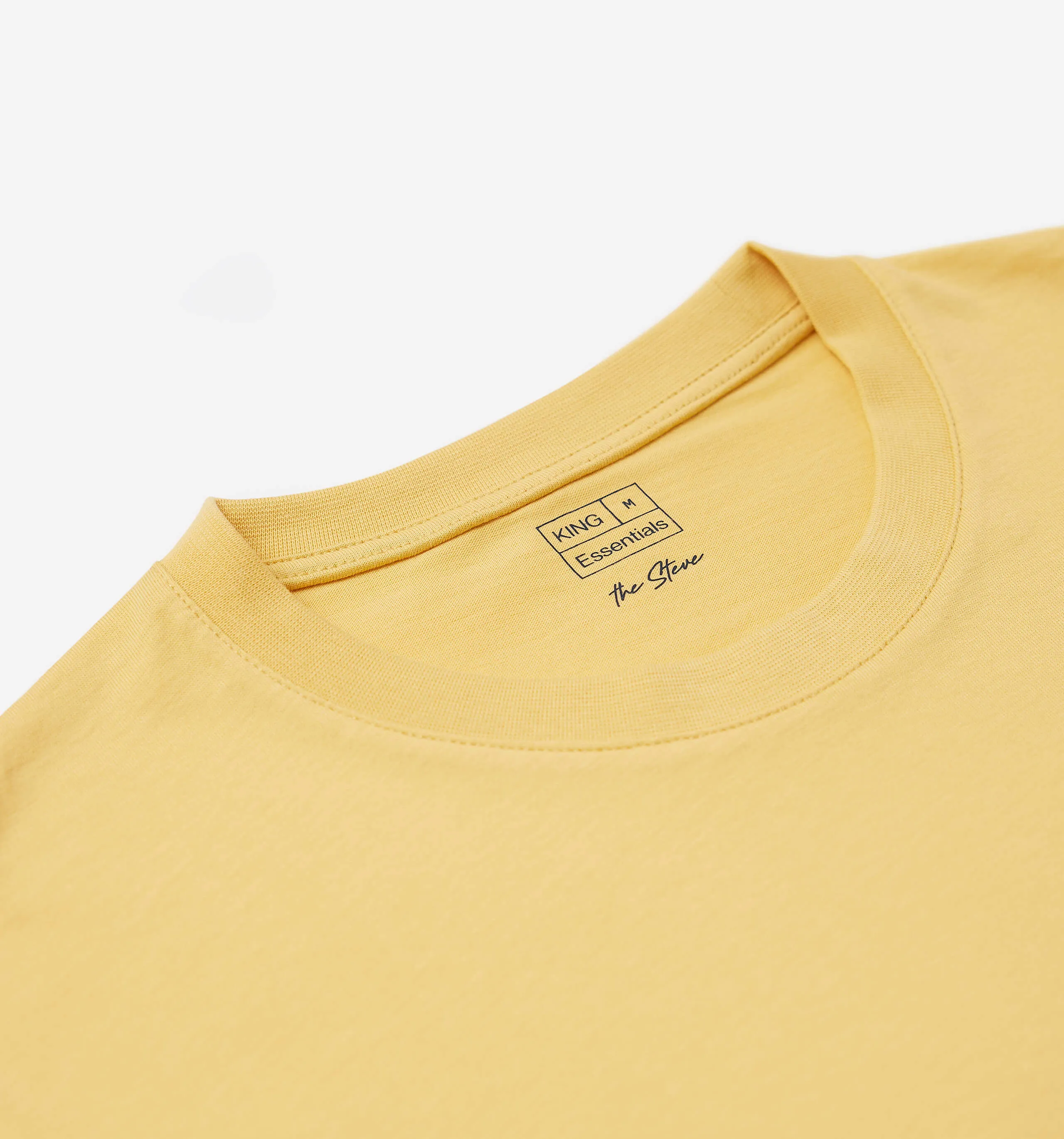 Essential Cotton T-shirt Dark Yellow