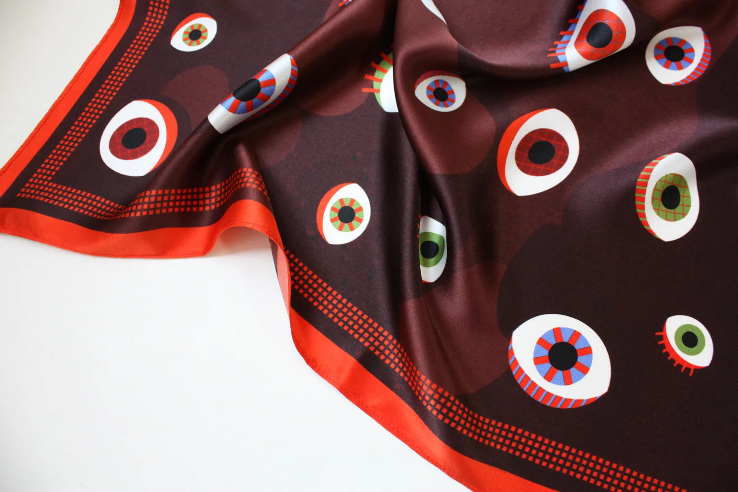 EYE silk scarf