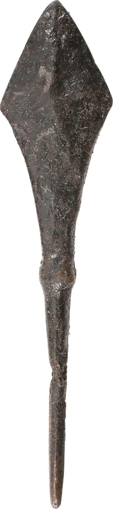 FINE VIKING TANGED ARROWHEAD, C. 9th-10th CENTURY